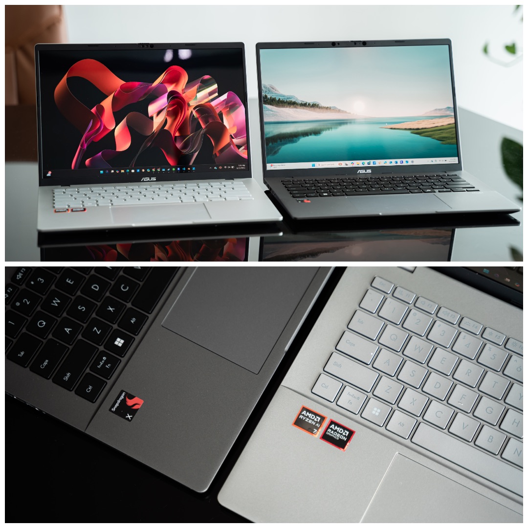 Lần đầu tiên có dòng laptop tại Việt Nam đủ cả chip Intel, AMD lẫn Snapdragon: Bản Snapdragon pin tận 32 giờ, chạy được model AI offline- Ảnh 1. Lần đầu tiên có dòng laptop tại Việt Nam đủ cả chip Intel, AMD lẫn Snapdragon: Bản Snapdragon pin tận 32 giờ, chạy được model AI offline- Ảnh 1.