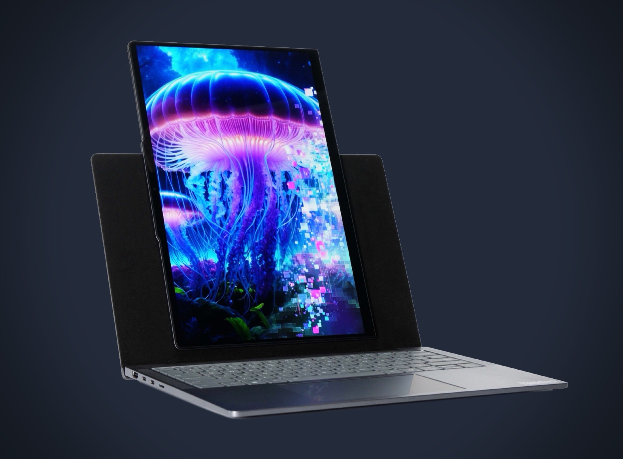 Lenovo sắp ra mắt laptop màn hình xoay dọc và tách rời- Ảnh 1. Lenovo sắp ra mắt laptop màn hình xoay dọc và tách rời- Ảnh 1.