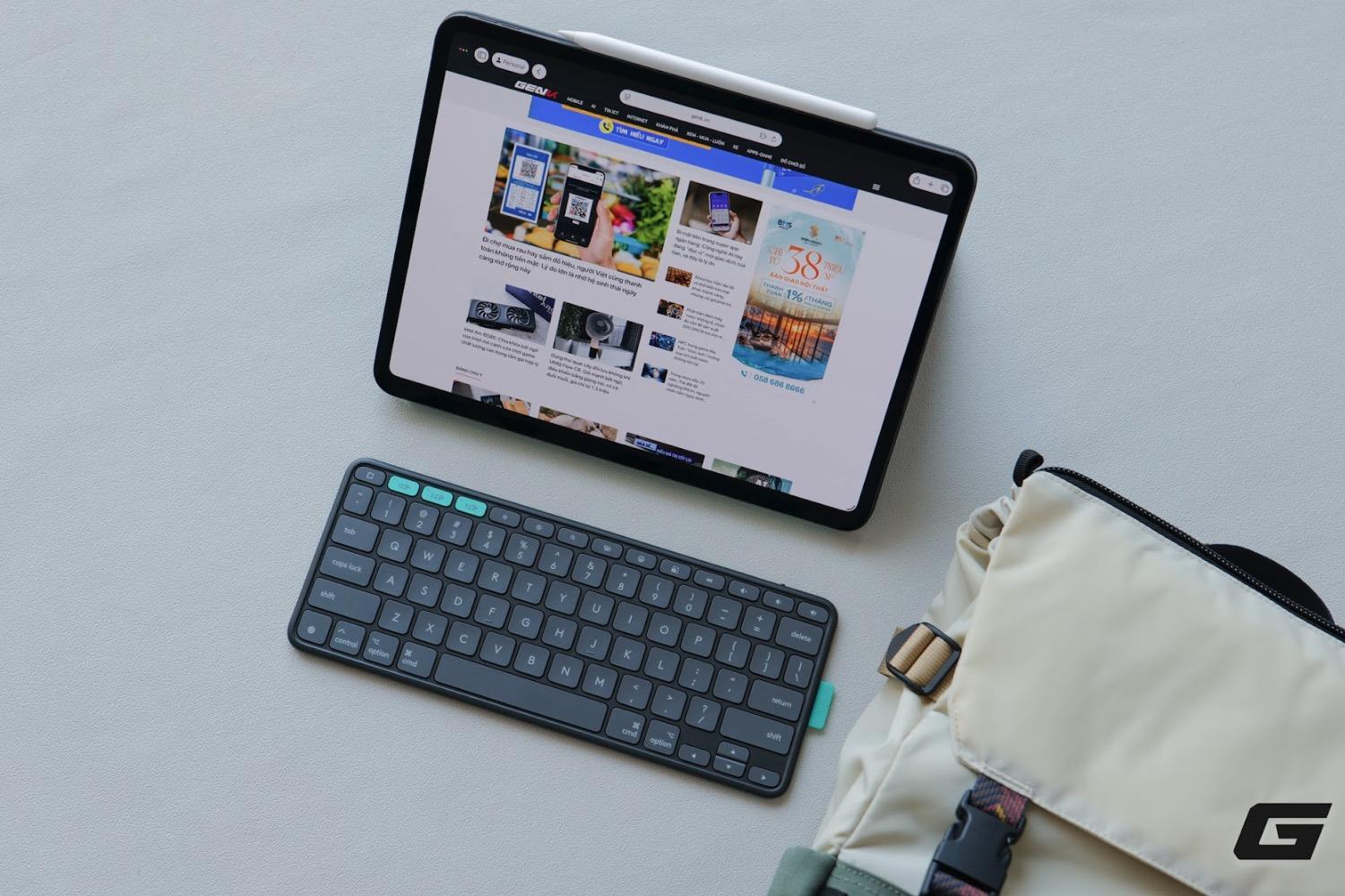 Trải nghiệm Logitech Flip Folio: Một trong những bao da kiêm bàn phím rời độc đáo nhất dành cho iPad- Ảnh 13. Trải nghiệm Logitech Flip Folio: Một trong những bao da kiêm bàn phím rời độc đáo nhất dành cho iPad- Ảnh 13.