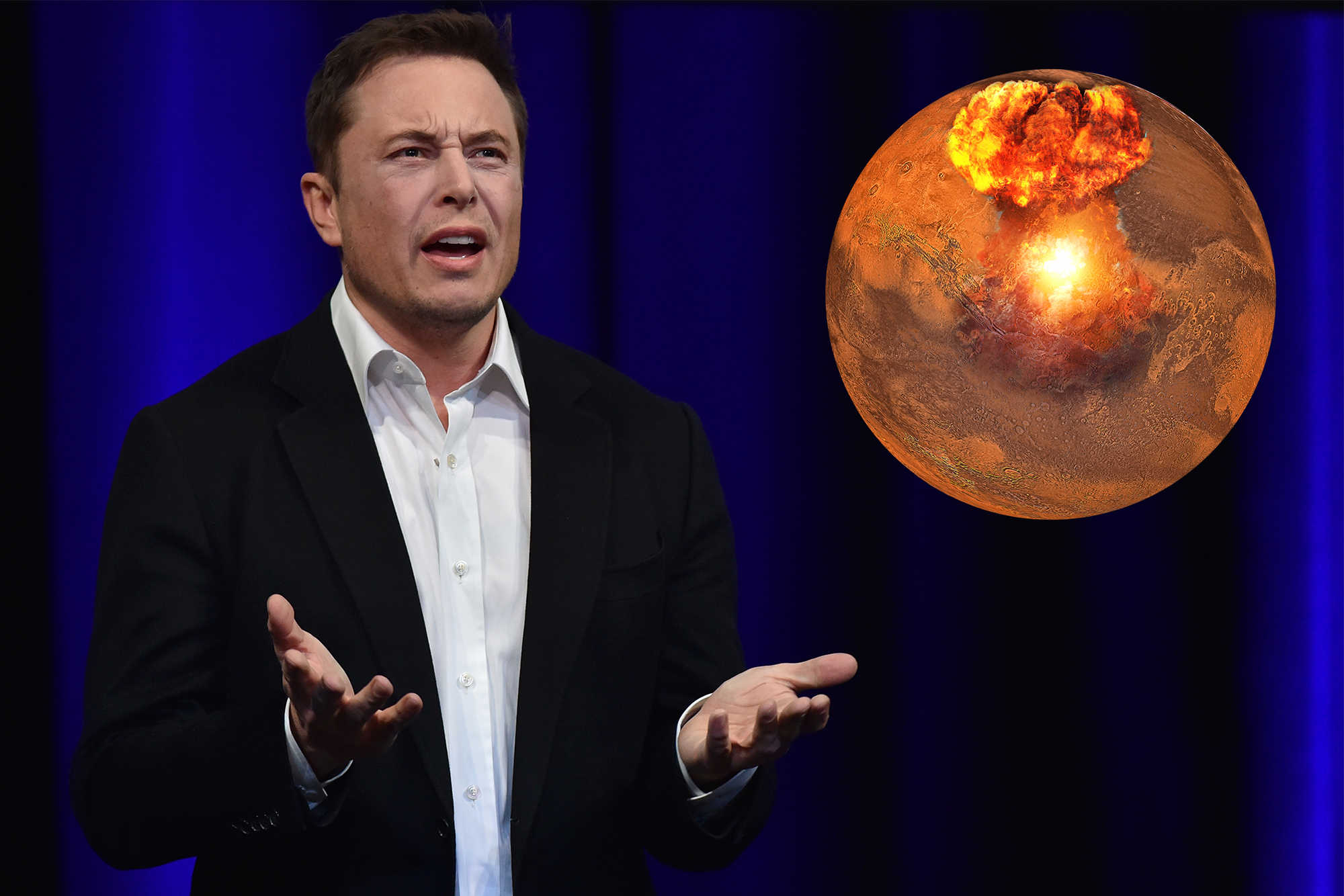 Ném bom hạt nhân vào Sao Hỏa để tạo sự sống: Ý tưởng điên rồ của Elon Musk liệu có khả thi, hay chỉ là 'thảm họa' hạt nhân?- Ảnh 1. Ném bom hạt nhân vào Sao Hỏa để tạo sự sống: Ý tưởng điên rồ của Elon Musk liệu có khả thi, hay chỉ là 'thảm họa' hạt nhân?- Ảnh 1.
