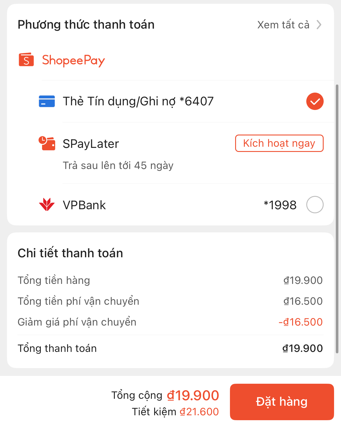 Khỏi lo ship COD, Shopee chính thức hỗ trợ thanh toán bằng thẻ tín dụng cho đơn hàng từ 10.000 đồng- Ảnh 1.