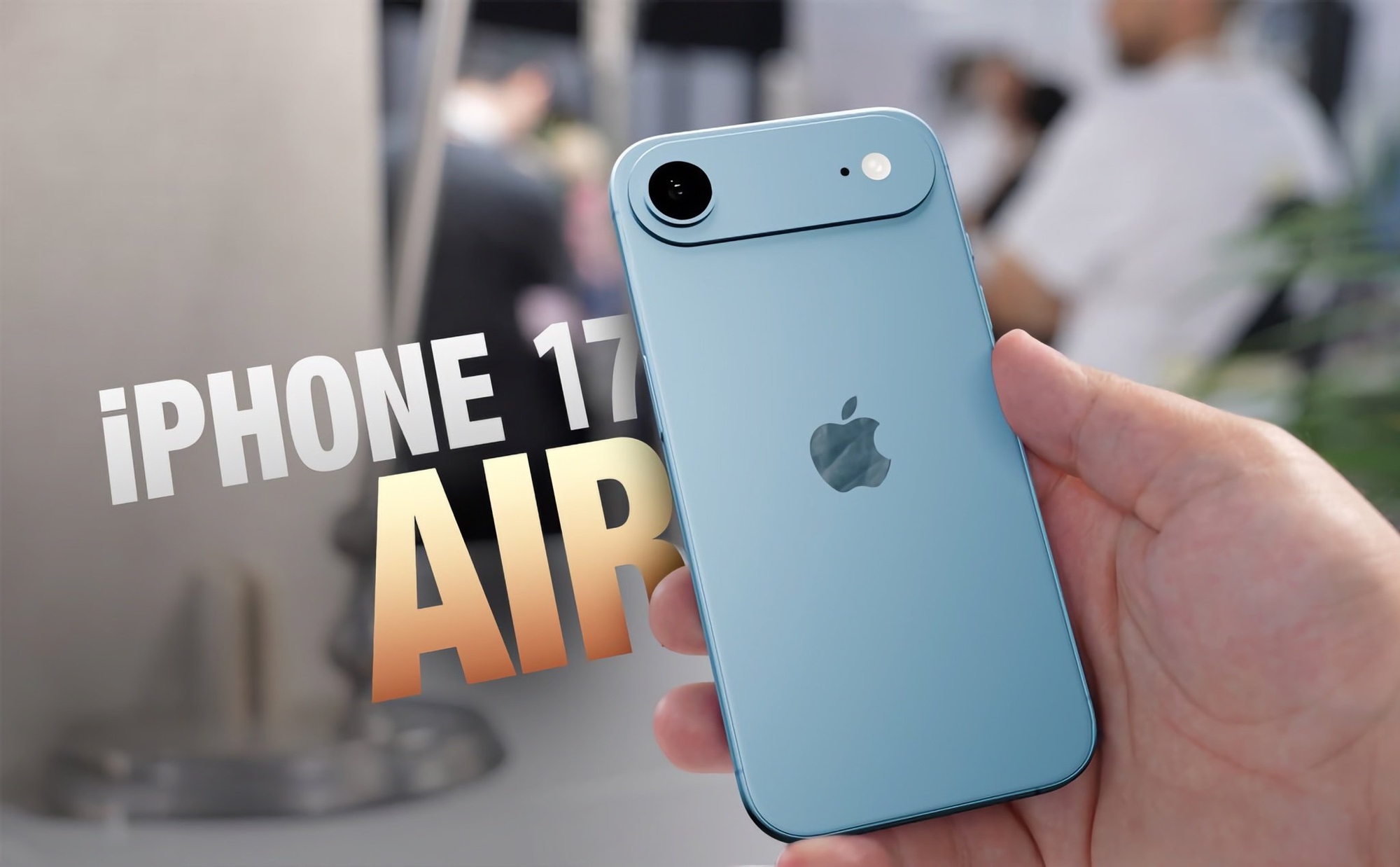 Thiết kế táo bạo của iPhone 17 Air- Ảnh 4. Thiết kế táo bạo của iPhone 17 Air- Ảnh 4.