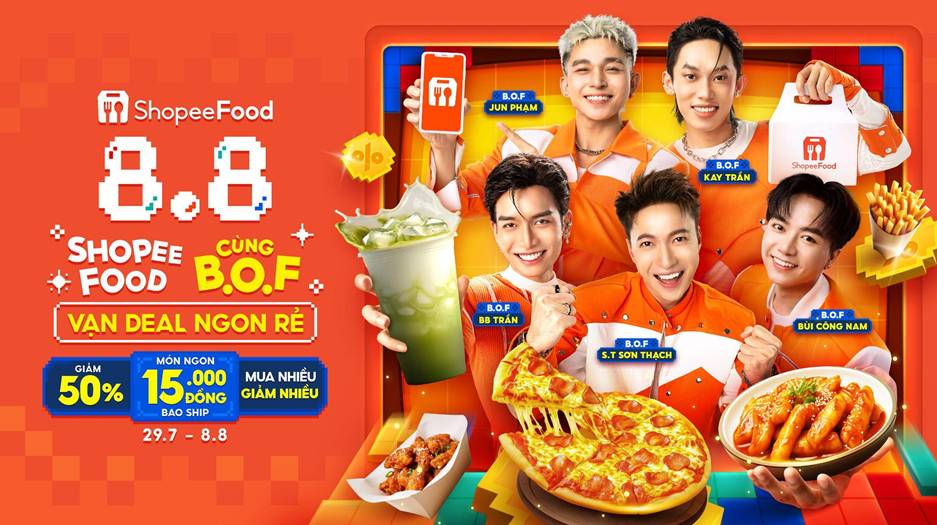 Bung xõa cuối hè với ngàn ưu đãi “liên hoàn” tại ShopeeFood 8.8 Vạn Deal Ngon Rẻ- Ảnh 1. Bung xõa cuối hè với ngàn ưu đãi “liên hoàn” tại ShopeeFood 8.8 Vạn Deal Ngon Rẻ- Ảnh 1.