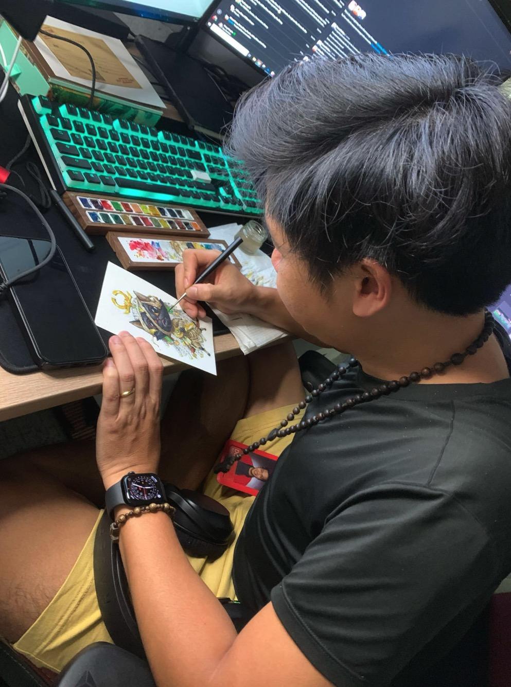 Gặp gỡ Duy Nguyễn: Chàng hoạ sĩ “leo rank” từ rớt đại học đến Phó Giám đốc Nghệ thuật tại studio Liên Minh Huyền Thoại, được Apple vinh danh- Ảnh 6.