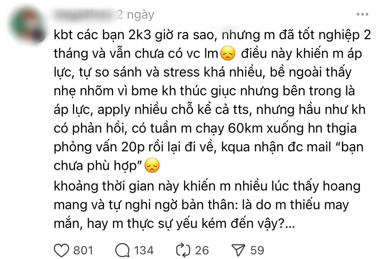 2k3 ra trường nhưng không thể kiếm việc- Ảnh 1. 2k3 ra trường nhưng không thể kiếm việc- Ảnh 1.