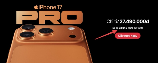 Hàng trăm nghìn đơn cọc trong 1 giờ: Người Việt tranh nhau iPhone 17 Pro Max màu cam- Ảnh 4.