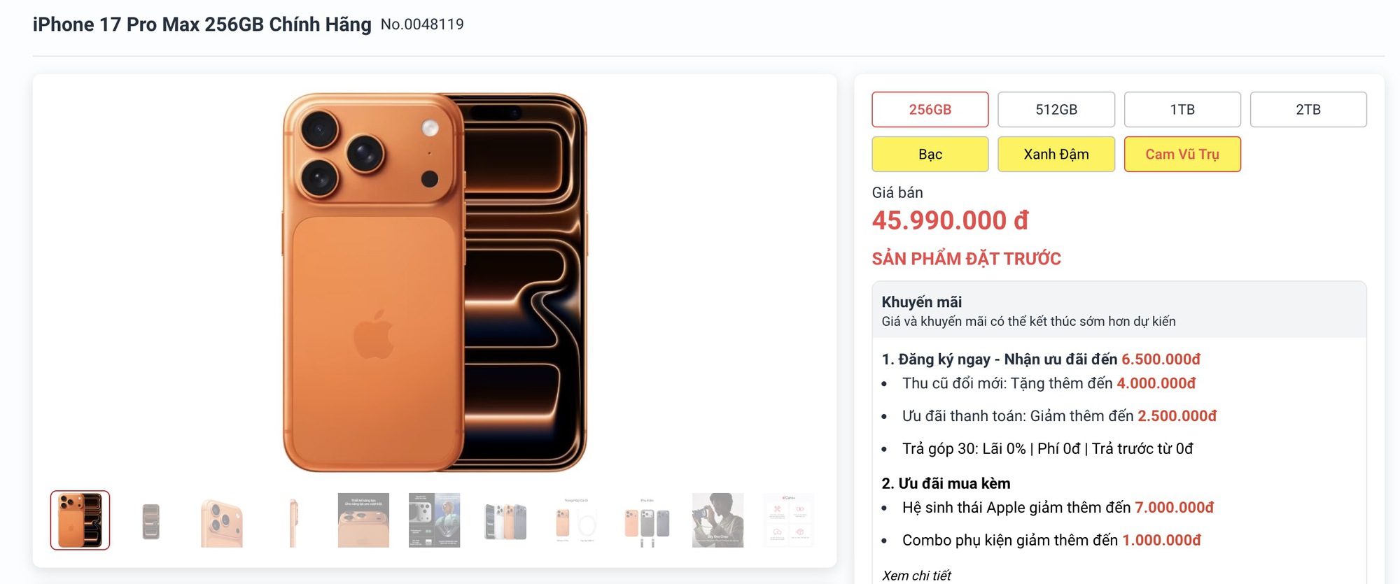 Hàng trăm nghìn đơn cọc trong 1 giờ: Người Việt tranh nhau iPhone 17 Pro Max màu cam- Ảnh 7.