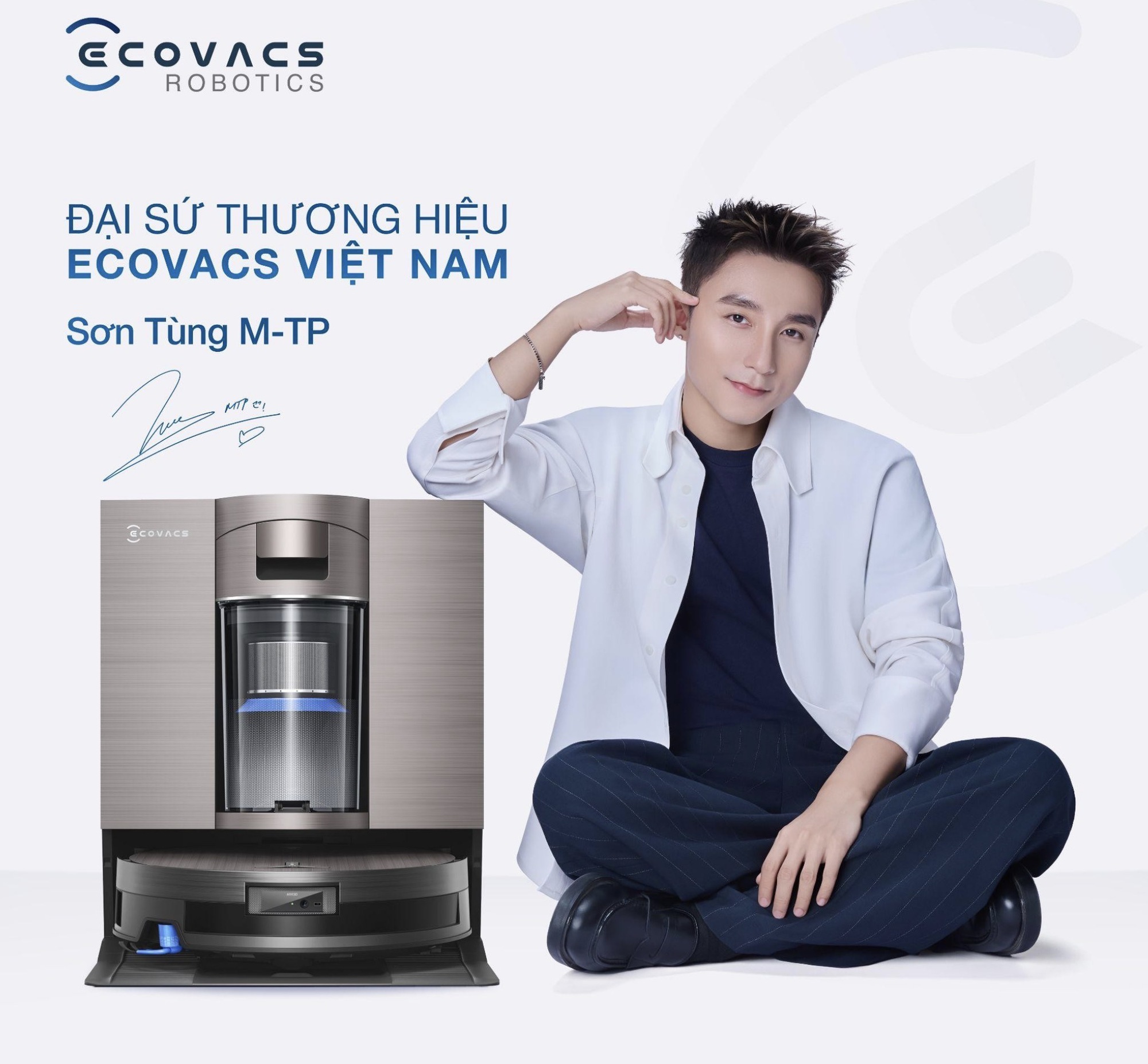 ECOVACS chính thức công bố Sơn Tùng M-TP trở thành đại sứ thương hiệu đầu tiên tại Việt Nam- Ảnh 1. ECOVACS chính thức công bố Sơn Tùng M-TP trở thành đại sứ thương hiệu đầu tiên tại Việt Nam- Ảnh 1.