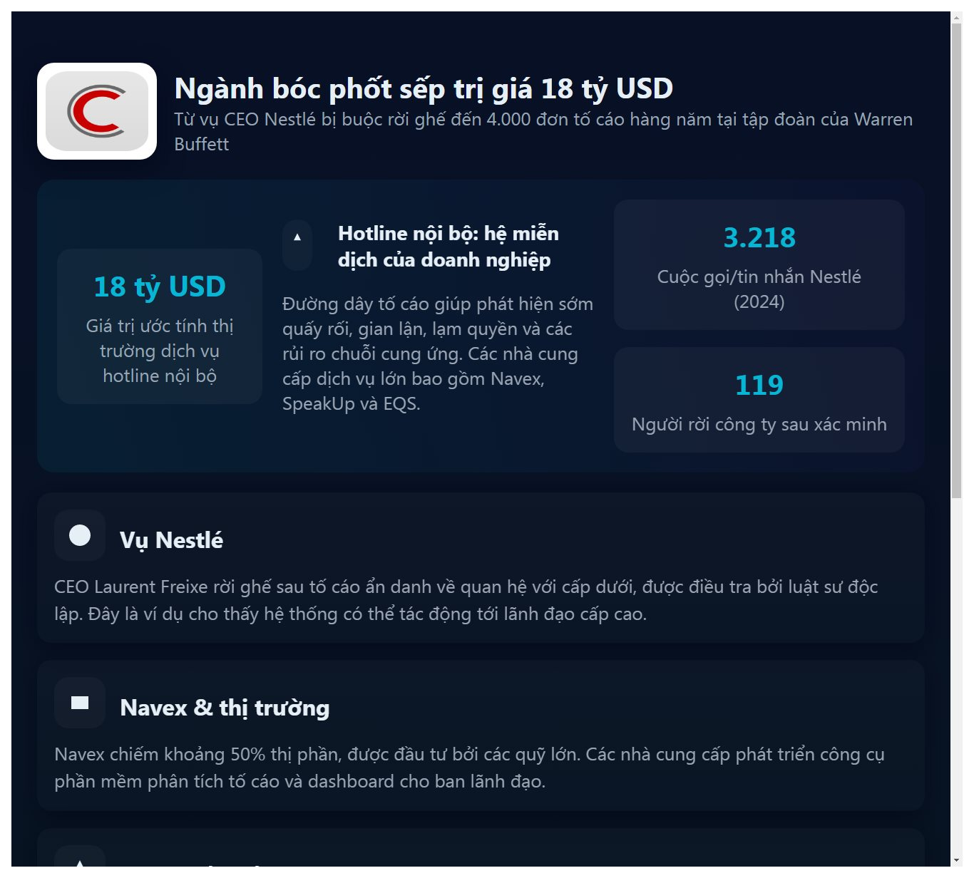 Ngành bóc phốt sếp trị giá 18 tỷ USD nhìn từ chuyện công ty của Warren Buffett nhận 4.000 đơn tố cáo- Ảnh 2.