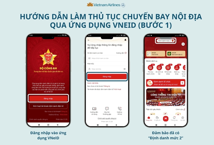 Cách làm thủ tục đi máy bay bằng VNeID, không cần qua quầy- Ảnh 1. Cách làm thủ tục đi máy bay bằng VNeID, không cần qua quầy- Ảnh 1.