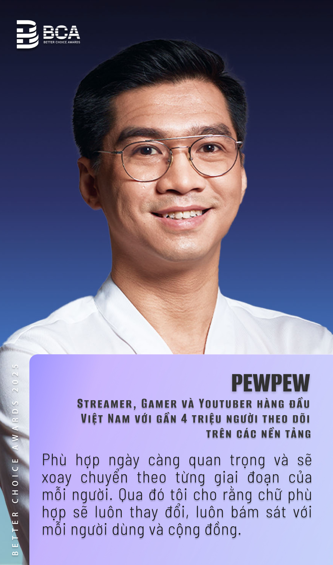 PewPew nói về Better Choice Awards: "Phù hợp" chính là từ khóa then chốt trong mùa giải năm nay- Ảnh 1.