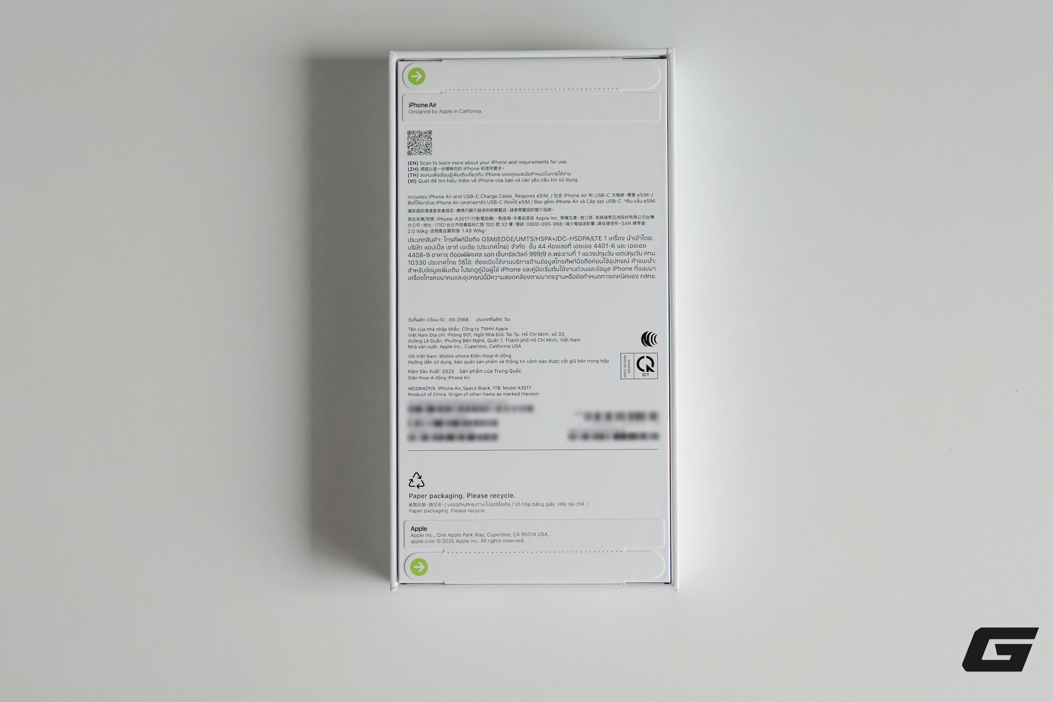 Mở hộp sớm iPhone Air chính hãng sắp lên kệ tại Việt Nam: Mỏng nhẹ tới khó tin, nhưng sự đánh đổi nằm ở đâu?- Ảnh 2. Mở hộp sớm iPhone Air chính hãng sắp lên kệ tại Việt Nam: Mỏng nhẹ tới khó tin, nhưng sự đánh đổi nằm ở đâu?- Ảnh 2.