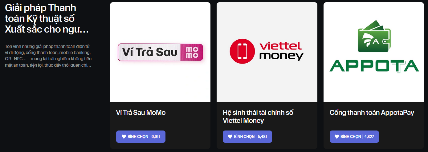 Cổng bình chọn Consumer Finance Awards đã khép lại: Những cái tên dẫn đầu đã lộ diện- Ảnh 8. Cổng bình chọn Consumer Finance Awards đã khép lại: Những cái tên dẫn đầu đã lộ diện- Ảnh 8.
