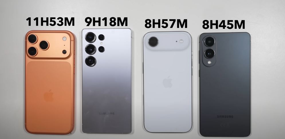 Dung lượng nhỏ hơn nhưng iPhone Air vẫn vượt qua Galaxy S25 Edge trong bài thử nghiệm pin- Ảnh 1. Dung lượng nhỏ hơn nhưng iPhone Air vẫn vượt qua Galaxy S25 Edge trong bài thử nghiệm pin- Ảnh 1.