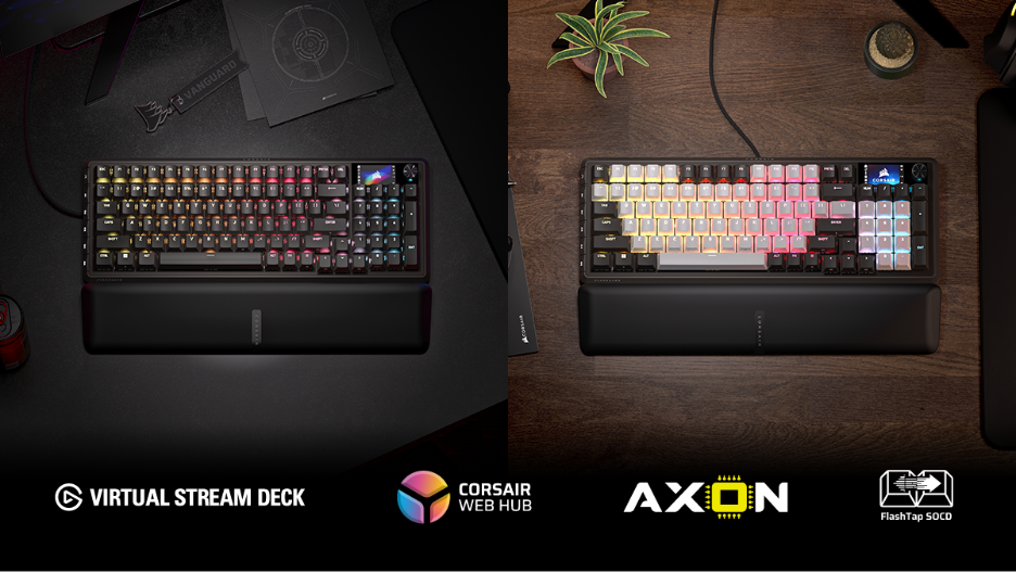 CORSAIR tung bộ đôi bàn phím Vanguard Pro 96 và Vanguard 96: Tích hợp cả Stream Deck lẫn màn hình LCD- Ảnh 1.