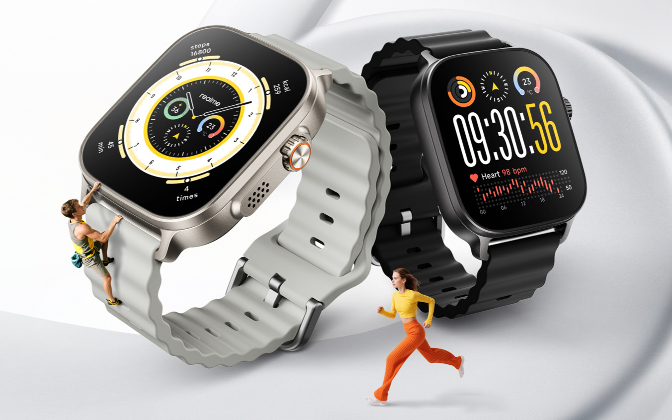 realme ra mắt đồng hồ đẹp như Apple Watch Ultra, màn hình 60Hz, pin 14 ngày, giá chính hãng chỉ 1,79 triệu đồng- Ảnh 1.