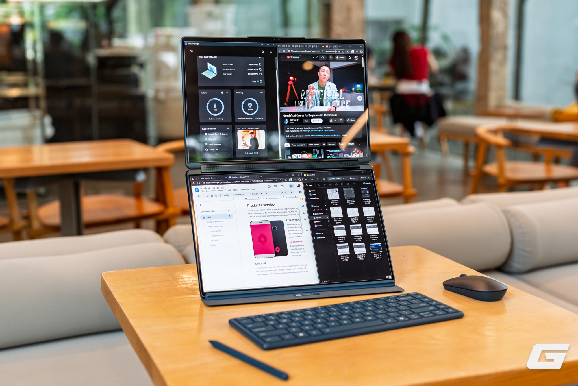 Trải nghiệm nhanh Lenovo Yoga Book 9i Gen 10: Màn hình kép, hiệu năng cao cùng loạt trải nghiệm sáng tạo linh hoạt, ai sẽ là người cần?- Ảnh 22. Trải nghiệm nhanh Lenovo Yoga Book 9i Gen 10: Màn hình kép, hiệu năng cao cùng loạt trải nghiệm sáng tạo linh hoạt, ai sẽ là người cần?- Ảnh 22.