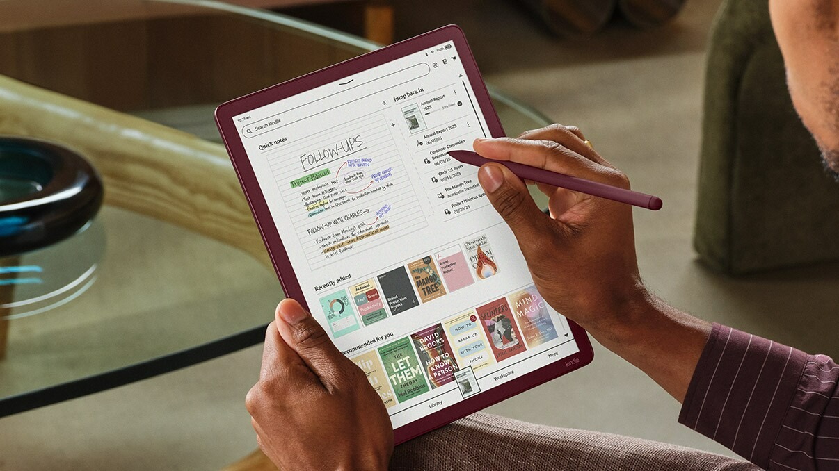 Amazon ra mắt dòng Kindle Scribe mới: Mỏng hơn cả iPhone Air với 3 phiên bản và lần đầu tiên có màn hình màu- Ảnh 3.
