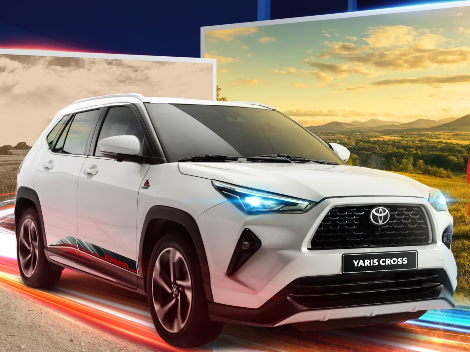 Toyota Việt Nam chơi lớn dịp 30 năm: Ra mắt Vios, Veloz Cross, Yaris Cross bản đặc biệt, giới hạn 1.000 chiếc, giá không đổi- Ảnh 6. Toyota Việt Nam chơi lớn dịp 30 năm: Ra mắt Vios, Veloz Cross, Yaris Cross bản đặc biệt, giới hạn 1.000 chiếc, giá không đổi- Ảnh 6.