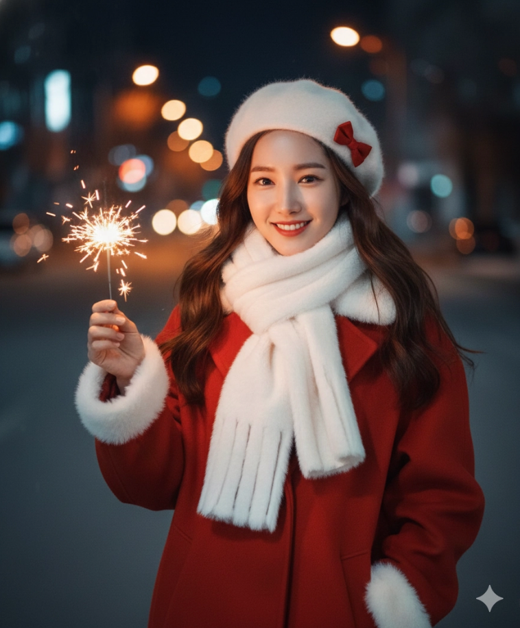 Hướng dẫn c&aacute;ch tạo ảnh chụp c&ugrave;ng ph&aacute;o hoa đ&oacute;n năm mới bằng Gemini AI- Ảnh 1.