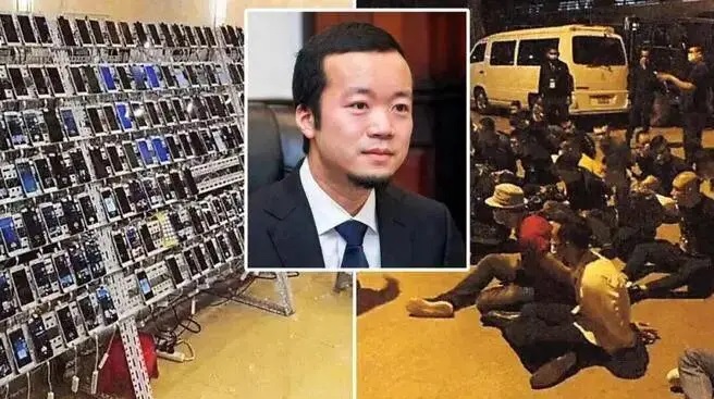 B&ecirc;n trong &ldquo;trang trại điện thoại&rdquo; của tr&ugrave;m lừa đảo Chen Zhi - Ảnh 2.