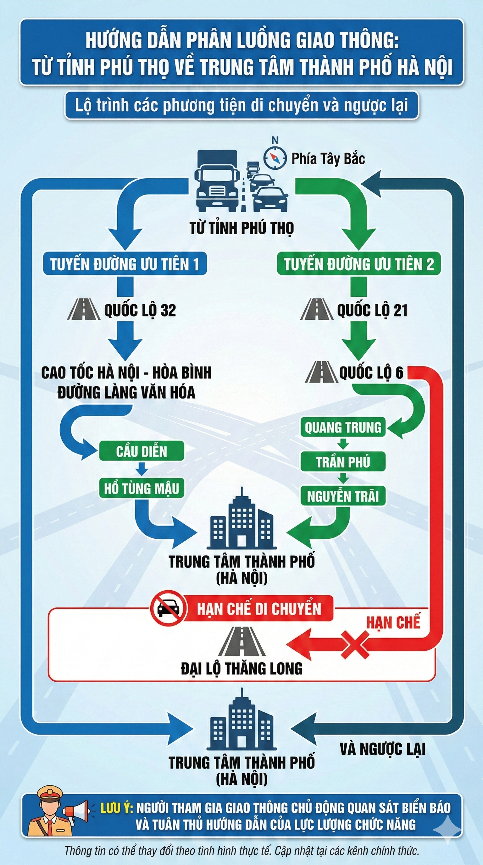 Chi tiết lịch cấm đường mới nhất ở H&agrave; Nội, tất cả người tham gia giao th&ocirc;ng cần biết - Ảnh 6.
