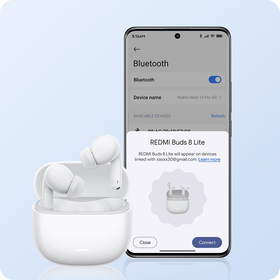 Xiaomi ra mắt Redmi Buds 8 Lite: Chống ồn đến 42dB, driver 12.4mm, pin 36 giờ, gi&aacute; chỉ khoảng 600.000đ - Ảnh 2.