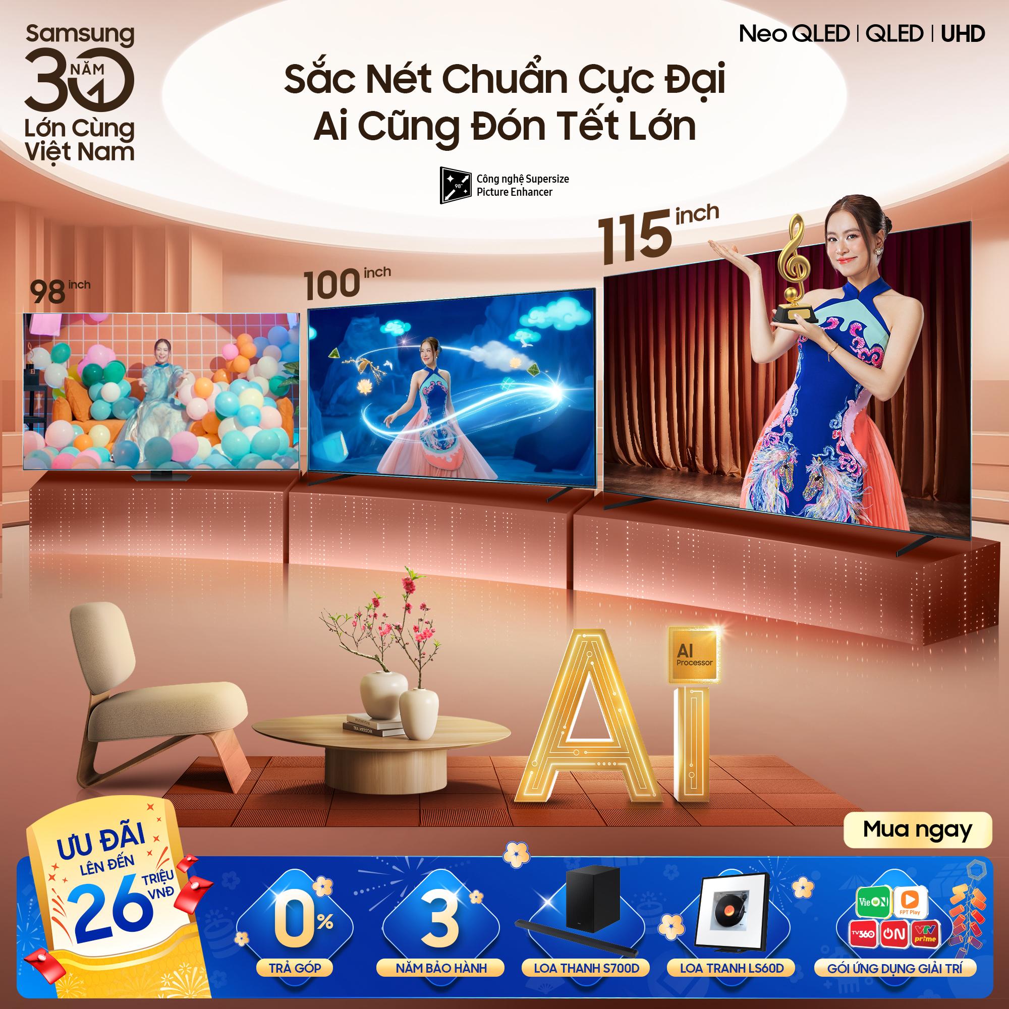 Rước AI TV, đ&oacute;n năm Ngọ &ldquo;m&atilde; đ&aacute;o th&agrave;nh c&ocirc;ng&rdquo; c&ugrave;ng ưu đ&atilde;i lớn từ Samsung - Ảnh 2.