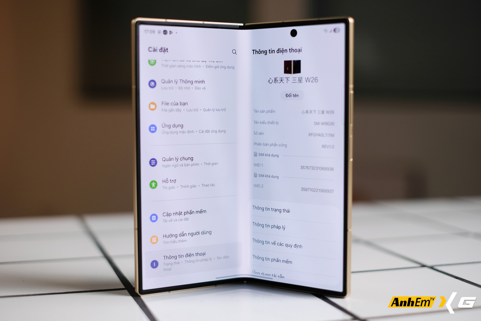 Tr&ecirc;n tay Samsung W26: Tr&ocirc;ng giống hệt Galaxy Z Fold7, chiếc m&aacute;y n&agrave;y c&oacute; g&igrave; đặc biệt m&agrave; tận gần 70 triệu đồng?- Ảnh 13.