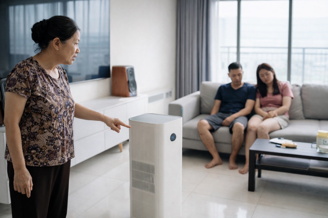 Mẹ chồng càm ràm vì vợ chồng tôi mua máy này tận 10 triệu, nhưng qua mấy ngày ô nhiễm cực độ bà lại im bặt - Ảnh 1.