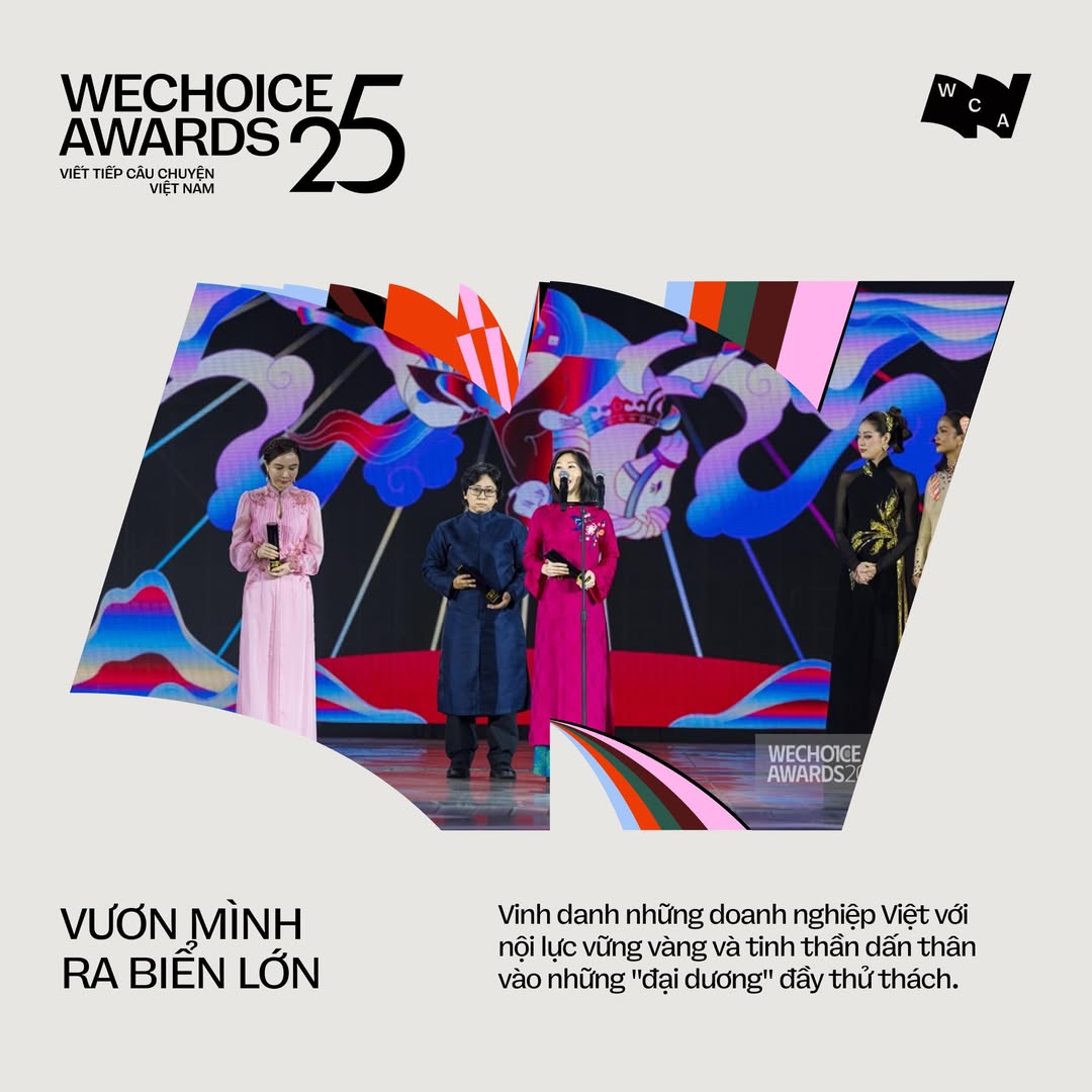 Từ nội lực thương hiệu Việt đến tầm v&oacute;c quốc tế: H&agrave;nh tr&igrave;nh &ldquo;vươn m&igrave;nh ra biển lớn&rdquo; tại WeChoice 2025- Ảnh 1.