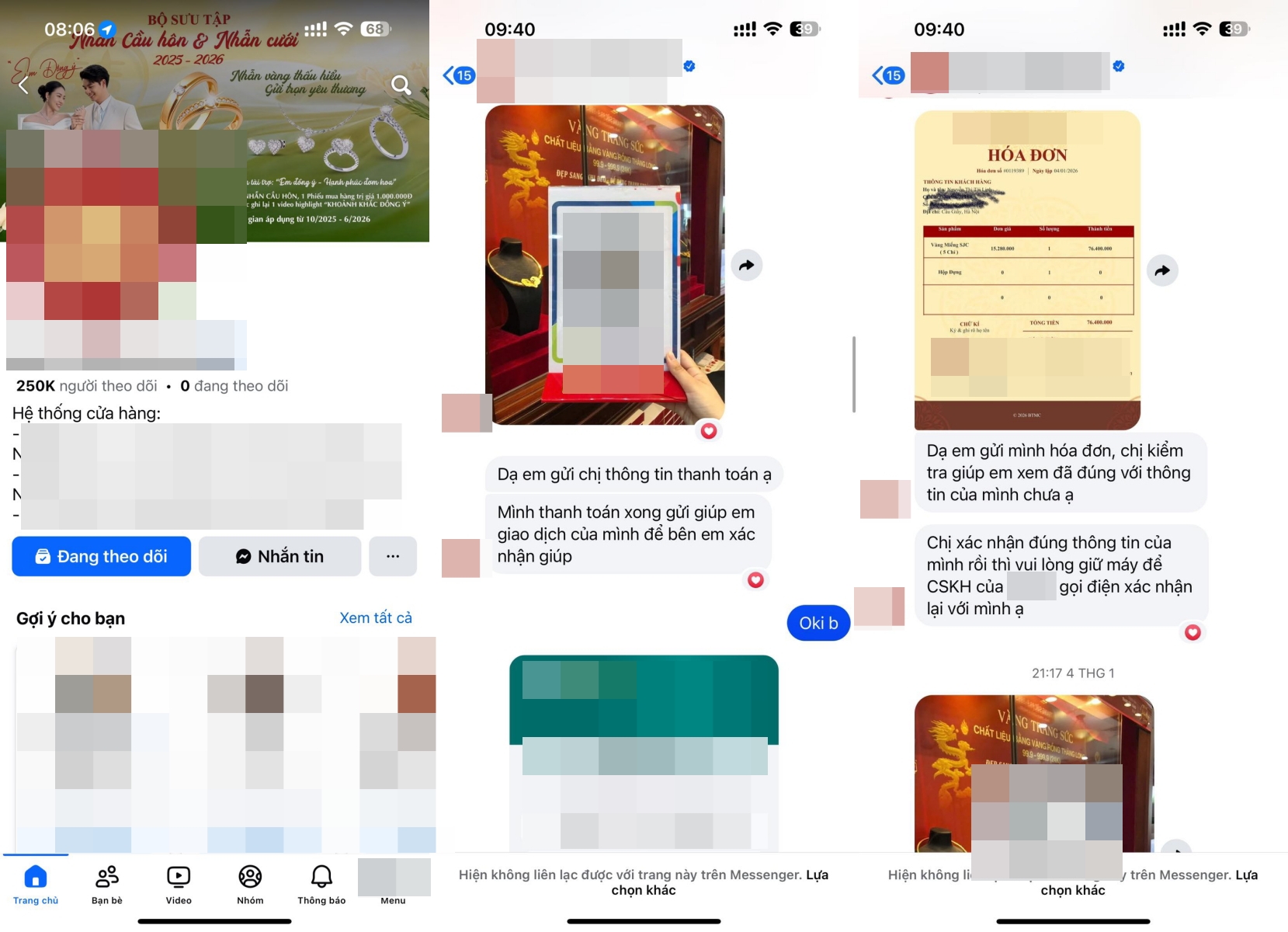 Mất hơn 76 triệu chỉ trong 4 phút: Cảnh báo chiêu trò bán vàng online dàn dựng tinh vi, không cẩn thận rất dễ bị lừa - Ảnh 1.