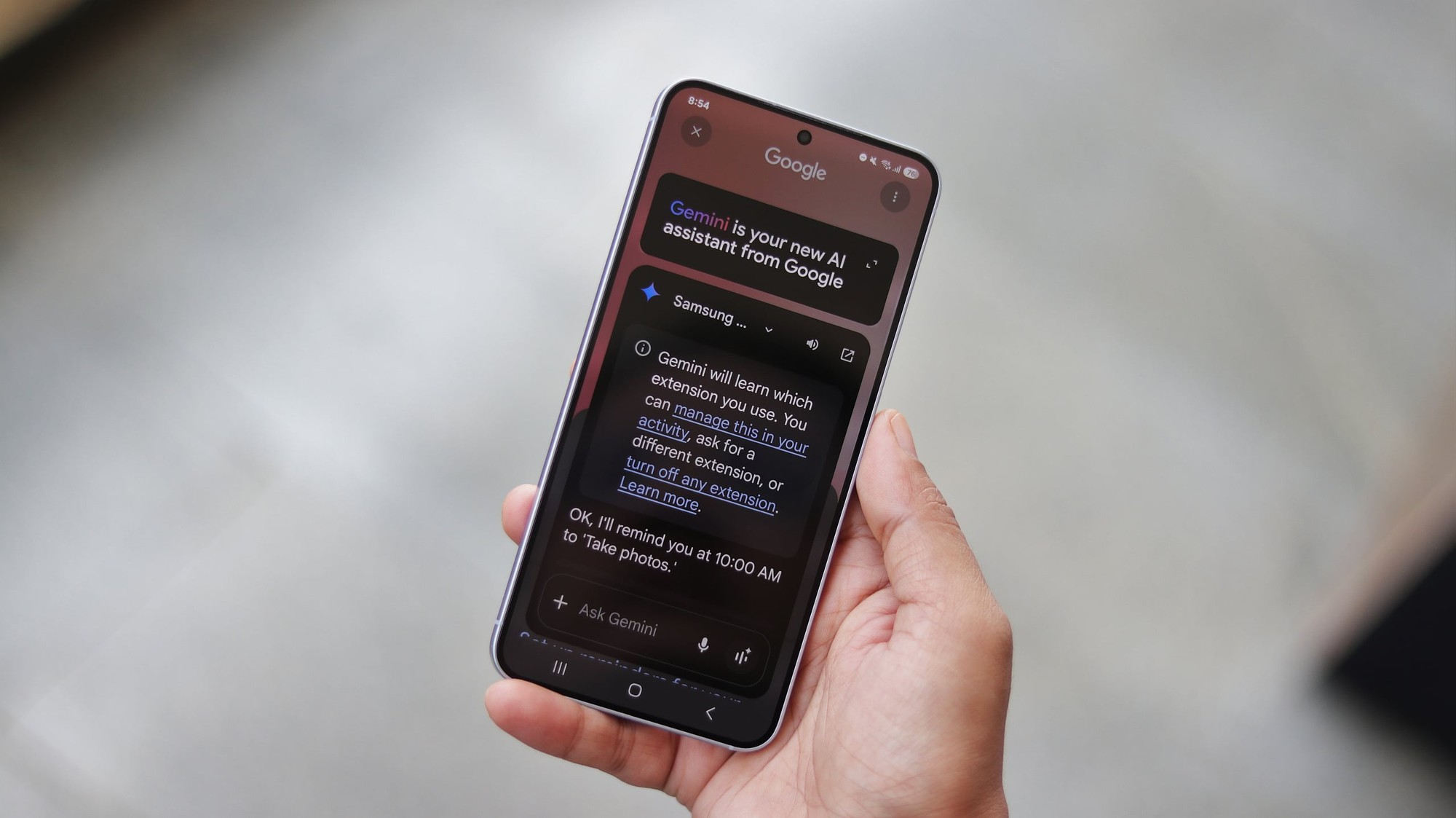 Samsung mở rộng t&iacute;ch hợp AI Gemini của Google tới 800 triệu thiết bị di động- Ảnh 1.