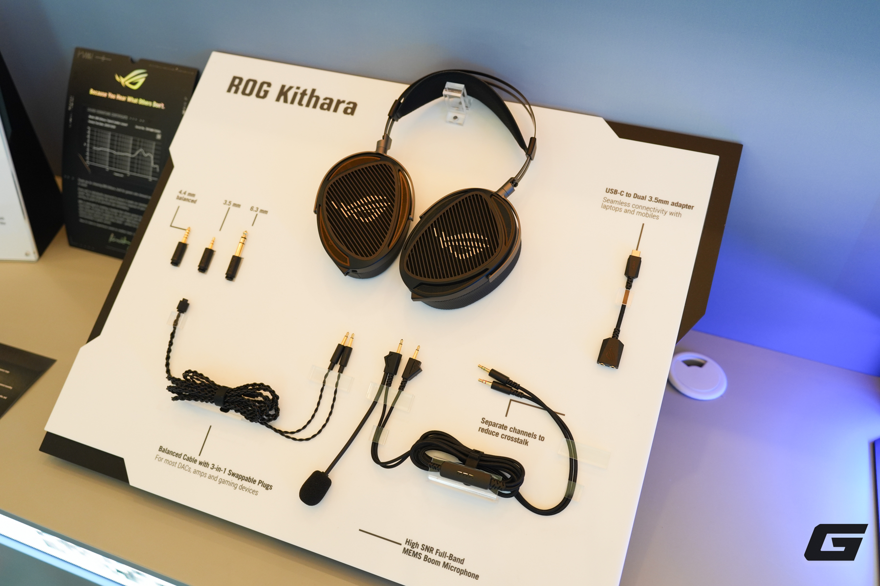 Tr&ecirc;n tay bộ đ&ocirc;i tai nghe gaming ASUS ROG mới tại CES 2026: Từ open-ear kh&ocirc;ng d&acirc;y đến tai nghe từ phẳng cao cấp- Ảnh 8.