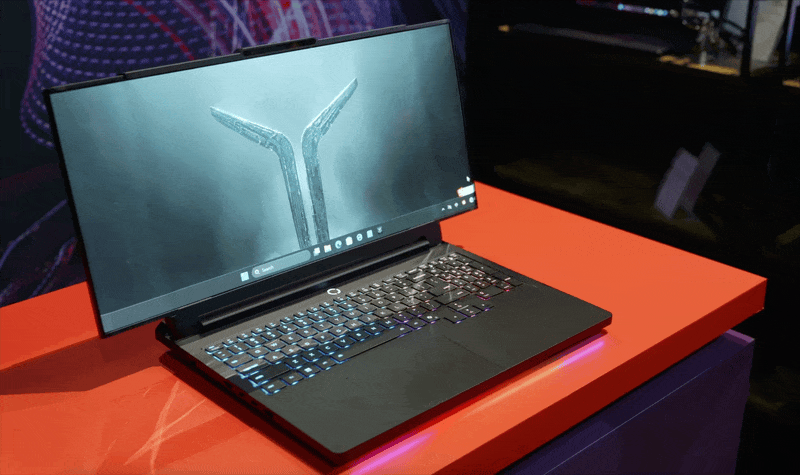 Mẫu laptop gaming n&agrave;y của Lenovo sở hữu m&agrave;n h&igrave;nh c&oacute; thể mở rộng từ 16 inch l&ecirc;n tận... 24 inch- Ảnh 1.