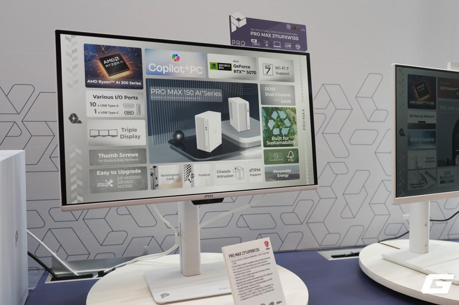 MSI ra mắt dải sản phẩm PRO MAX t&ocirc;ng trắng to&agrave;n diện: Từ m&agrave;n h&igrave;nh QD-OLED, PC để b&agrave;n đến linh kiện chuy&ecirc;n dụng- Ảnh 1.