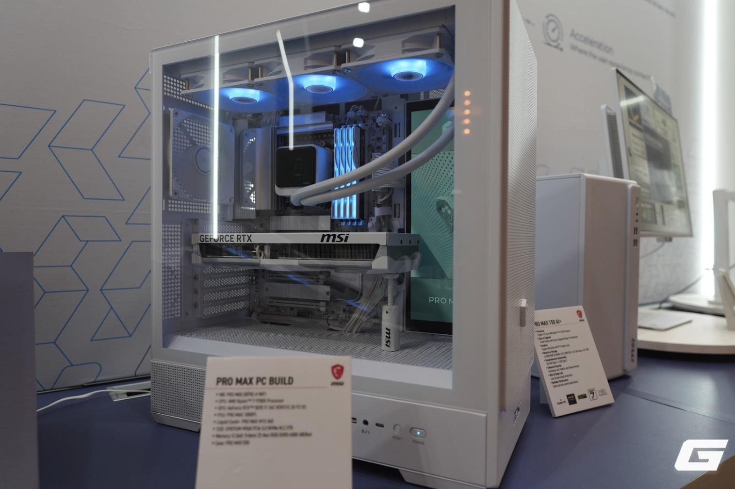 MSI ra mắt dải sản phẩm PRO MAX t&ocirc;ng trắng to&agrave;n diện: Từ m&agrave;n h&igrave;nh QD-OLED, PC để b&agrave;n đến linh kiện chuy&ecirc;n dụng- Ảnh 14.