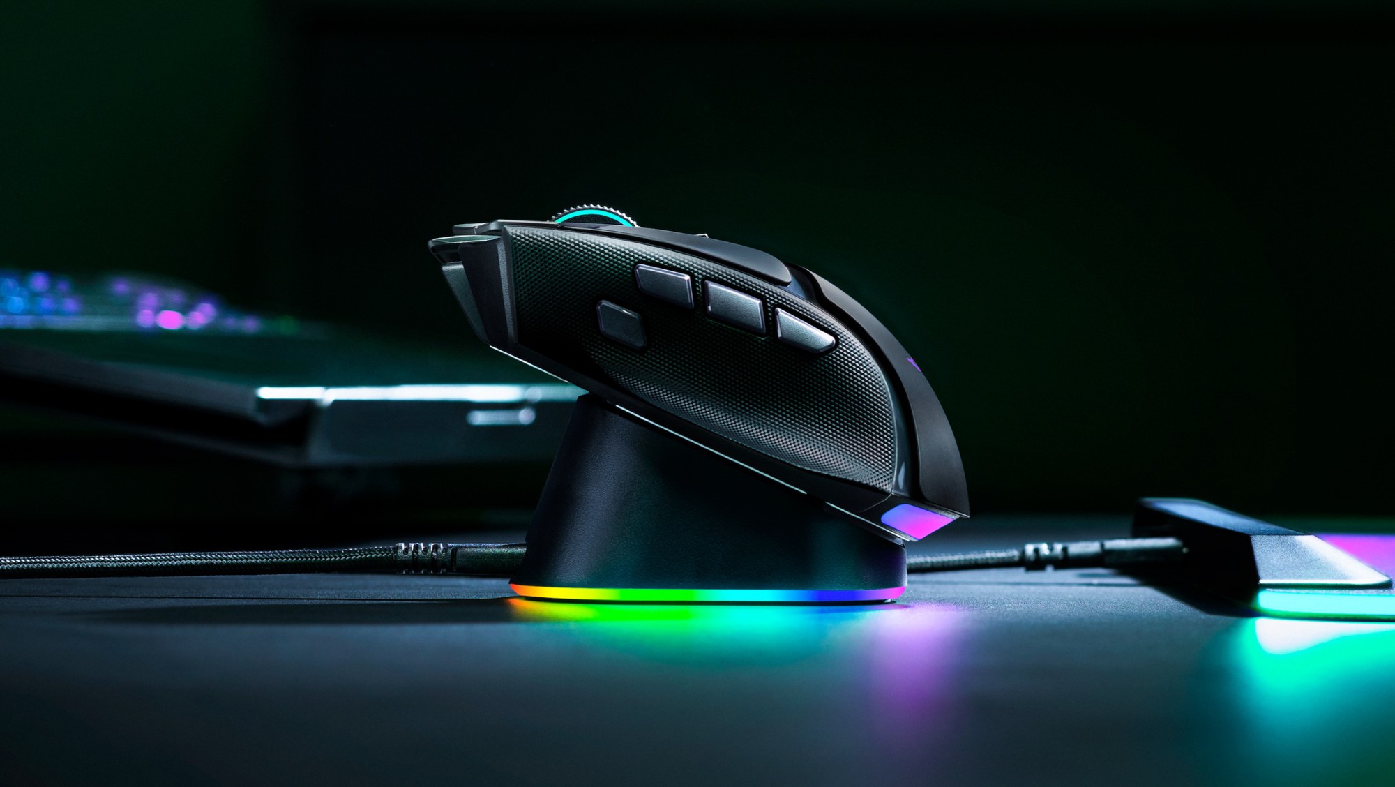 Razer Basilisk V4 Pro ch&iacute;nh thức ra mắT với 14 thao t&aacute;c t&ugrave;y biến, cảm biến 50K v&agrave; polling rate 8.000Hz, pin 200 giờ- Ảnh 5.
