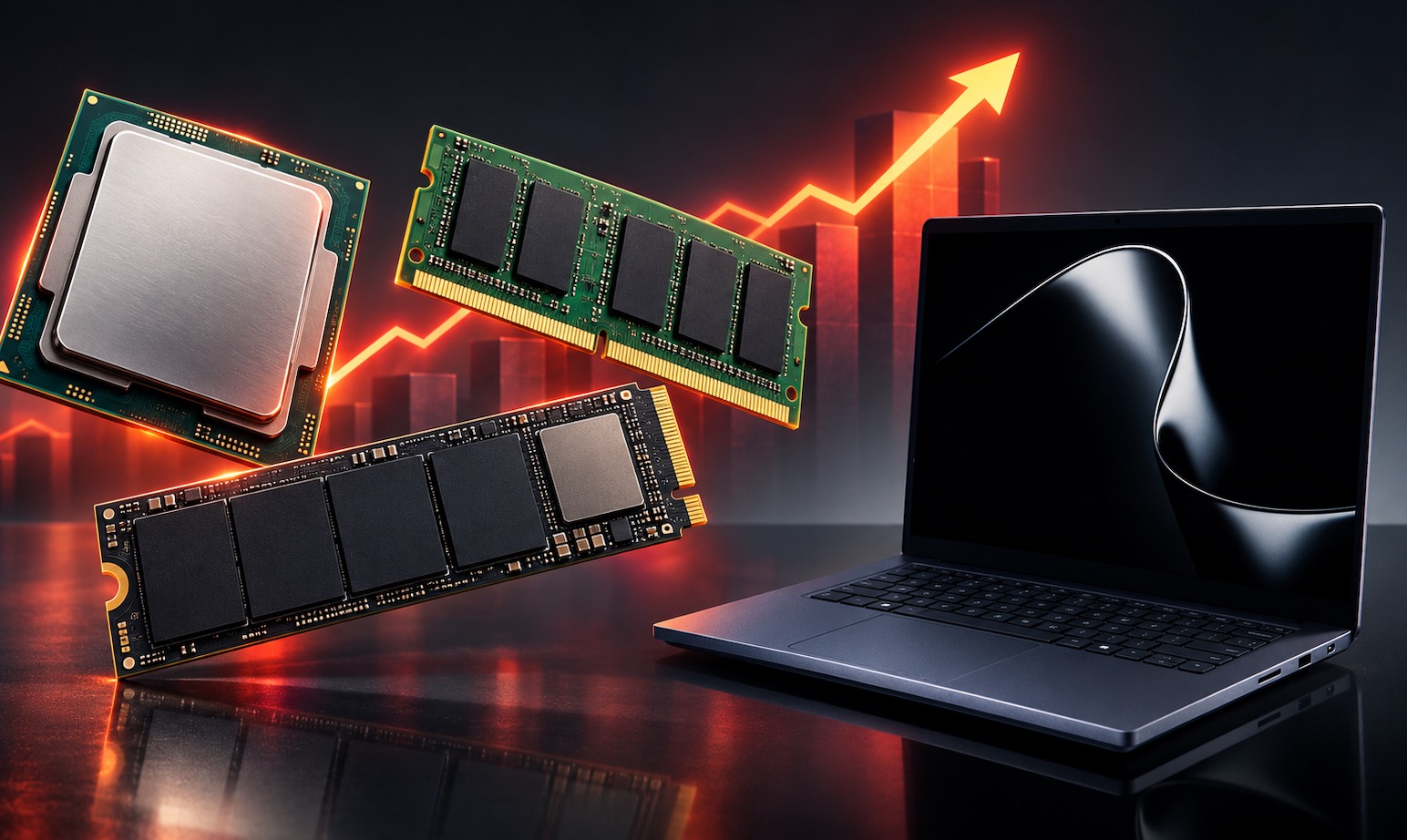 Laptop 900 USD nhưng CPU, RAM v&agrave; SSD đ&atilde; &ldquo;ăn&rdquo; 68% chi ph&iacute;, c&aacute;c h&atilde;ng chỉ c&ograve;n 3 lựa chọn kh&oacute; nuốt - Ảnh 1.