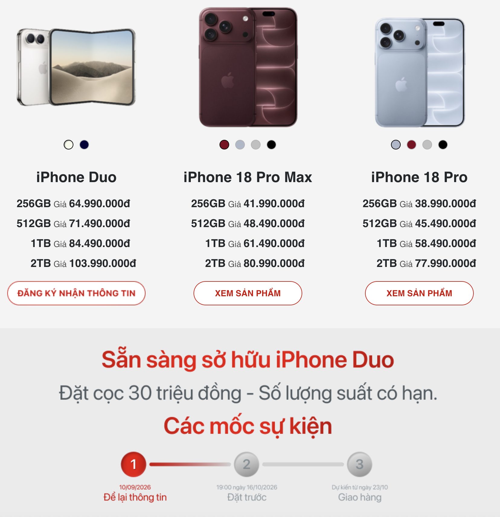 iPhone Duo sẽ cực hiếm h&agrave;ng tại Việt Nam: Đặt cọc 30 triệu vẫn sẽ rất kh&oacute; để c&oacute; được m&aacute;y sớm- Ảnh 1.