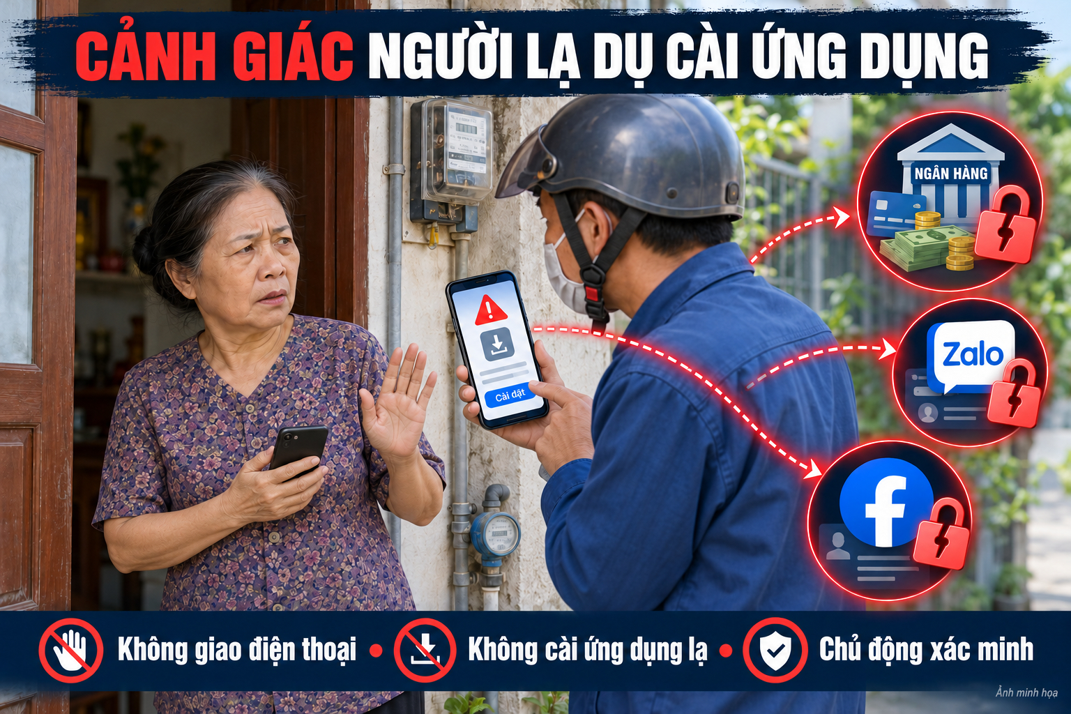 Chỉ một lần bấm &ldquo;cho ph&eacute;p&rdquo;, t&agrave;i khoản ng&acirc;n h&agrave;ng c&oacute; thể bị r&uacute;t sạch - Ảnh 2.