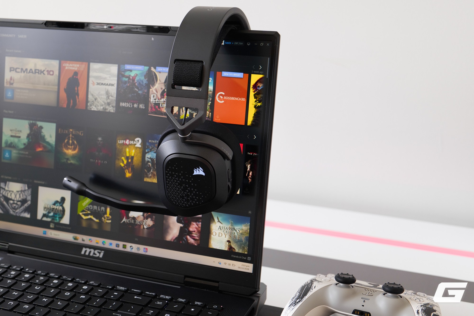 Trên tay bộ đôi Corsair SABRE v3 PRO và HS80 v2 MAX: Chuột siêu nhẹ 41g, tai nghe pin 130 giờ - Ảnh 27.