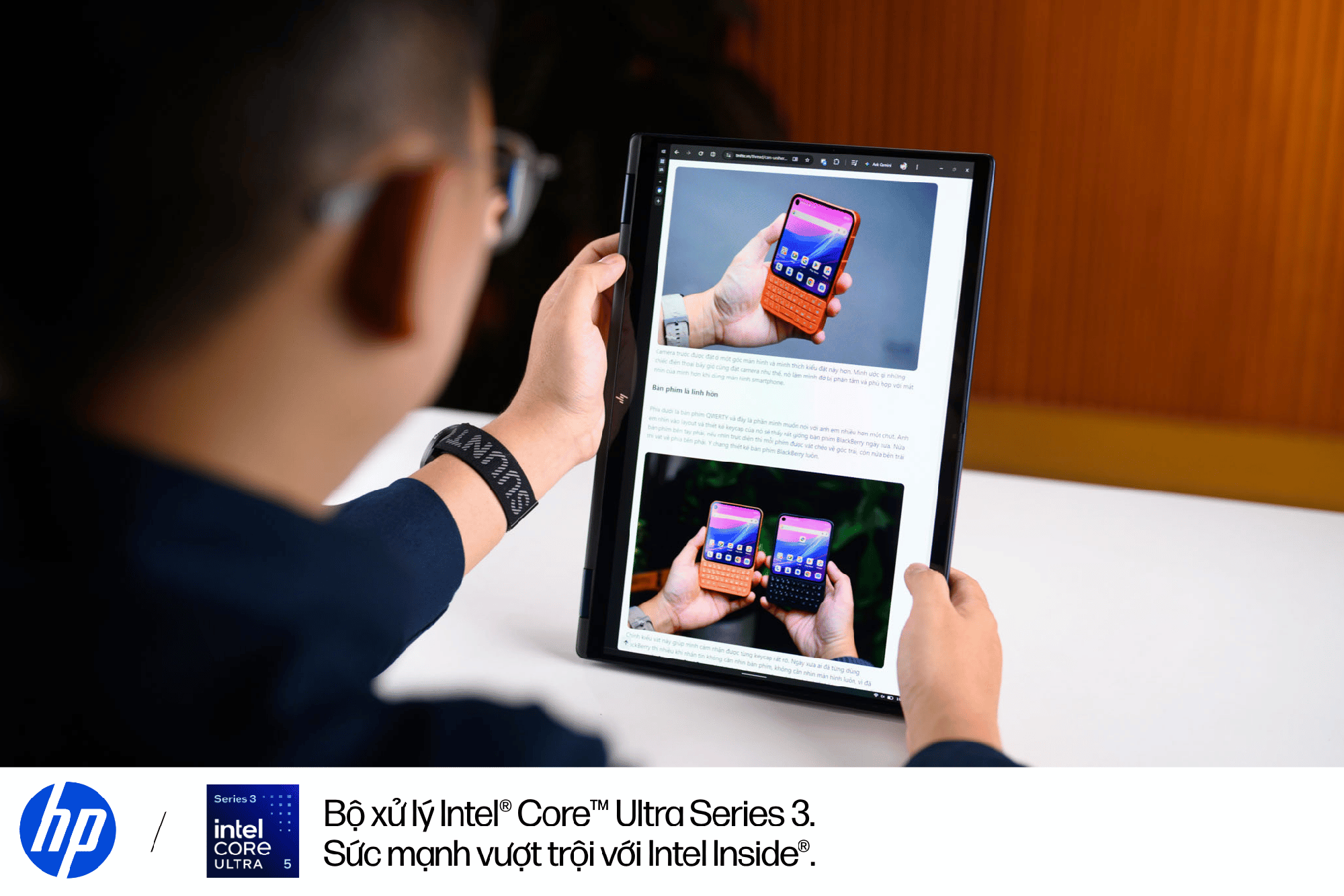 HP OmniBook X Flip 14 2026: Intel&reg; Core&trade; Ultra Series 3 kết hợp c&ugrave;ng m&agrave;n OLED cảm ứng - Ảnh 2.