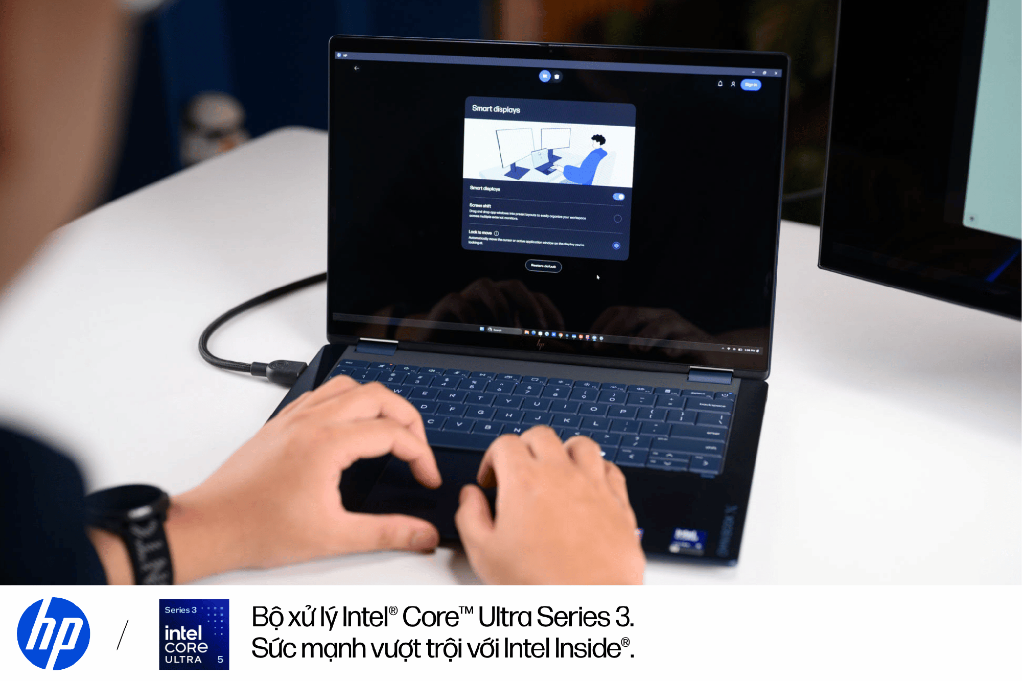 HP OmniBook X Flip 14 2026: Intel&reg; Core&trade; Ultra Series 3 kết hợp c&ugrave;ng m&agrave;n OLED cảm ứng - Ảnh 5.