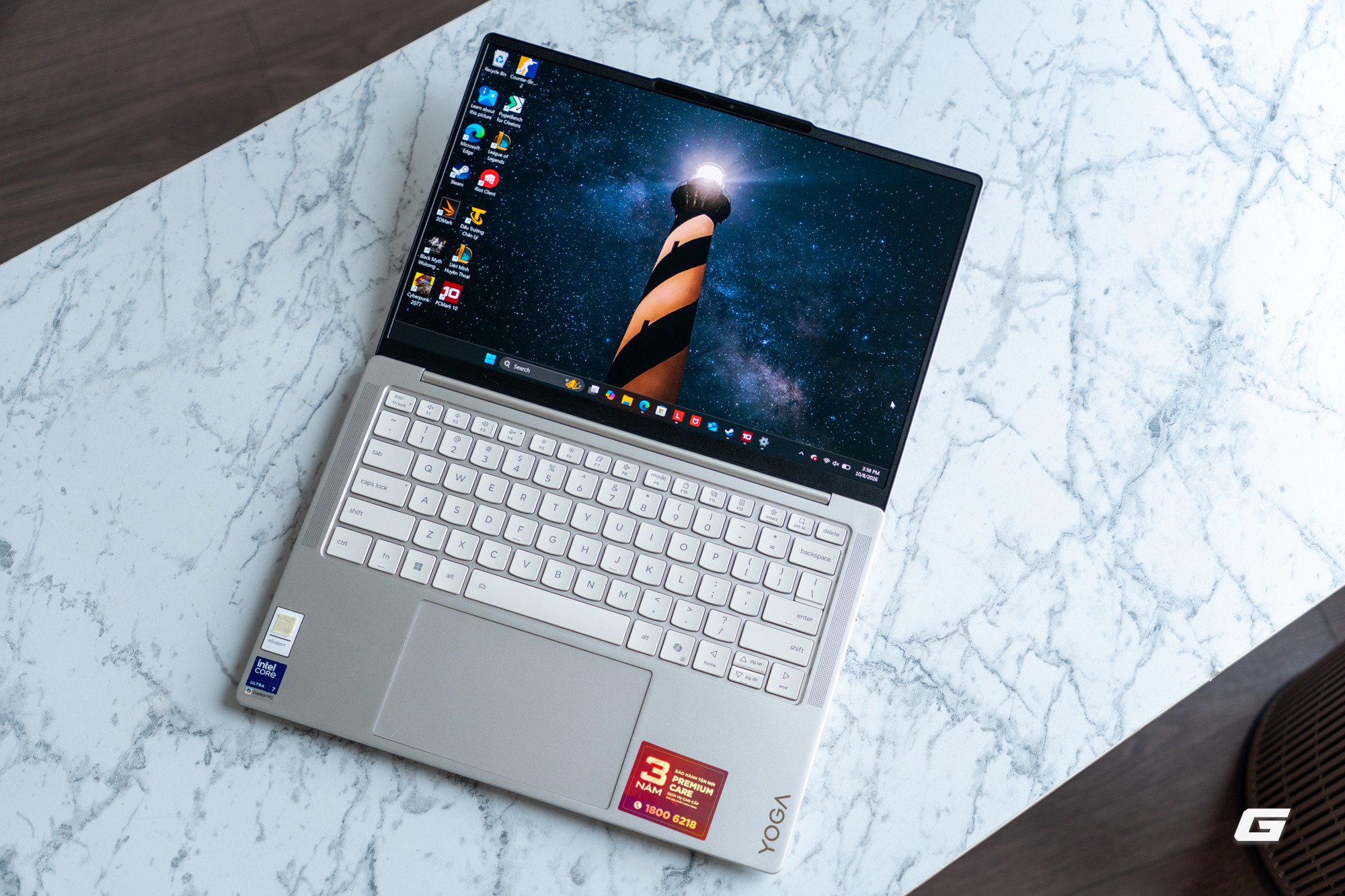 Trên tay Lenovo Yoga Slim 7 Gen 11 Aura Edition: Nhẹ tênh trên một tay, Core Ultra 7 355 dư sức đáp ứng công việc hằng ngày, Aura Edition nhiều tính năng thông minh - Ảnh 5.