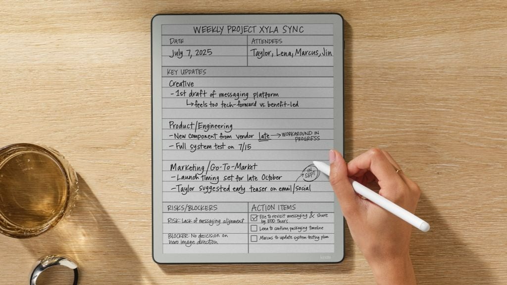 Kindle Scribe thế hệ mới hứng 