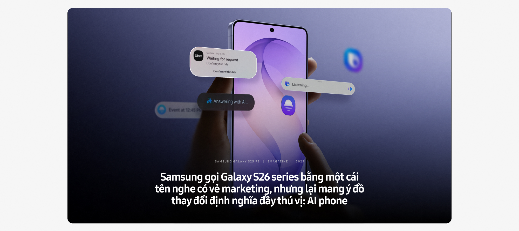 Với Galaxy S26 series, Samsung đang đi 1 mình trên đường đua AI phone - Ảnh 2.