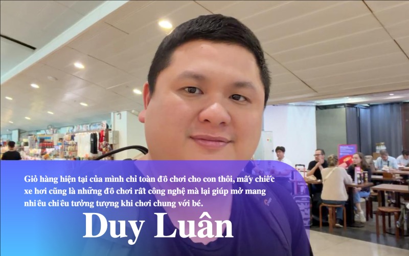 Tết với Tech Reviewer Duy Lu&acirc;n: Giỏ h&agrave;ng hiện tại của m&igrave;nh chỉ to&agrave;n đồ chơi cho con - Ảnh 5.