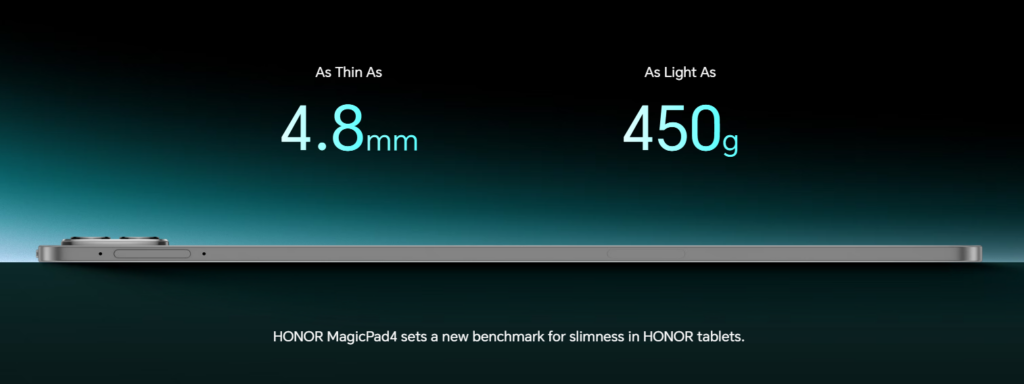 Honor MagicPad 4 ra mắt: Tablet mỏng nhất thế giới chỉ 4,8mm, m&agrave;n 165Hz, Snapdragon 8 Gen 5 cực mạnh - Ảnh 2.