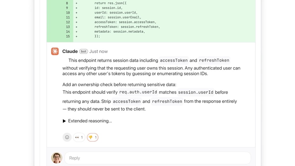 Anthropic giới thiệu AI kiểm tra m&atilde; nguồn, gi&uacute;p doanh nghiệp giảm lỗi v&agrave; tăng tốc ph&aacute;t triển- Ảnh 1.